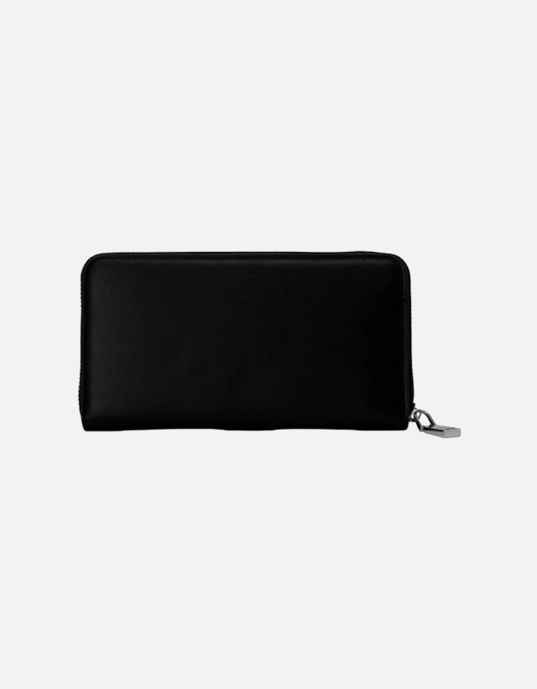 Large Wallet with Polyester Lining Women - Black