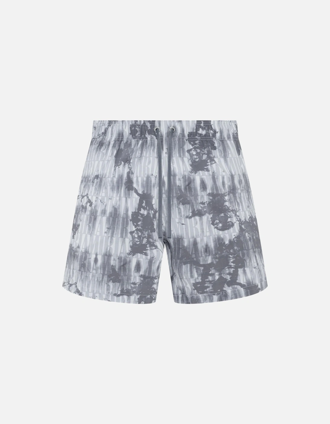 AMIRI TIE DYE ALL OVER LOGO SWIM SHORTS GREY, 3 of 2