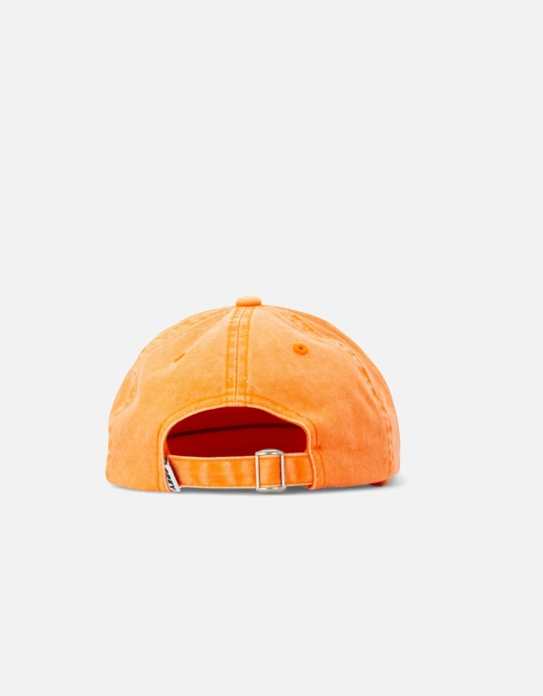 Pigment Bold 6 Panel Snapback Cap - Pigment Orange