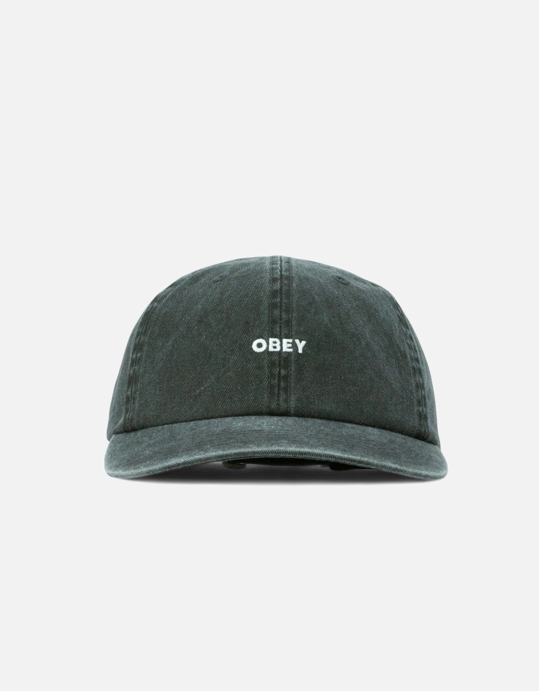 Pigment Bold 6 Panel Snapback Cap - Pigment Black