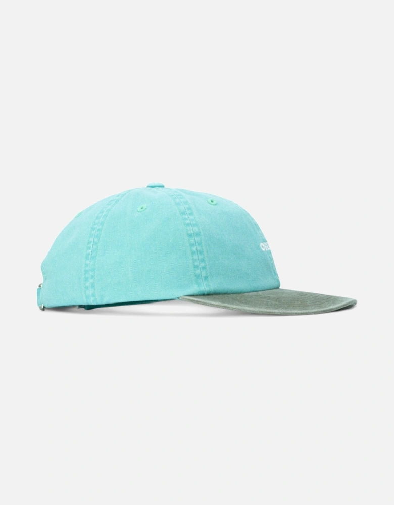 Pigment Bold 6 Panel Snapback Cap - Pigment Sea Spray