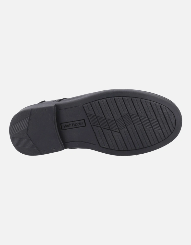 Tommy Senior Leather Boys's Black Shoes