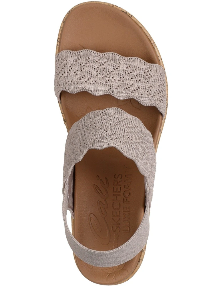 Beverlee Timeless Touch Textile Women's Taupe Sandals