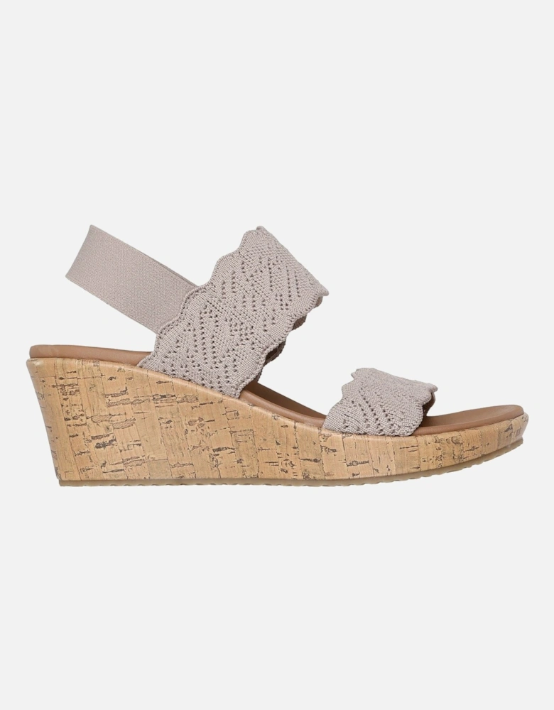 Beverlee Timeless Touch Textile Women's Taupe Sandals