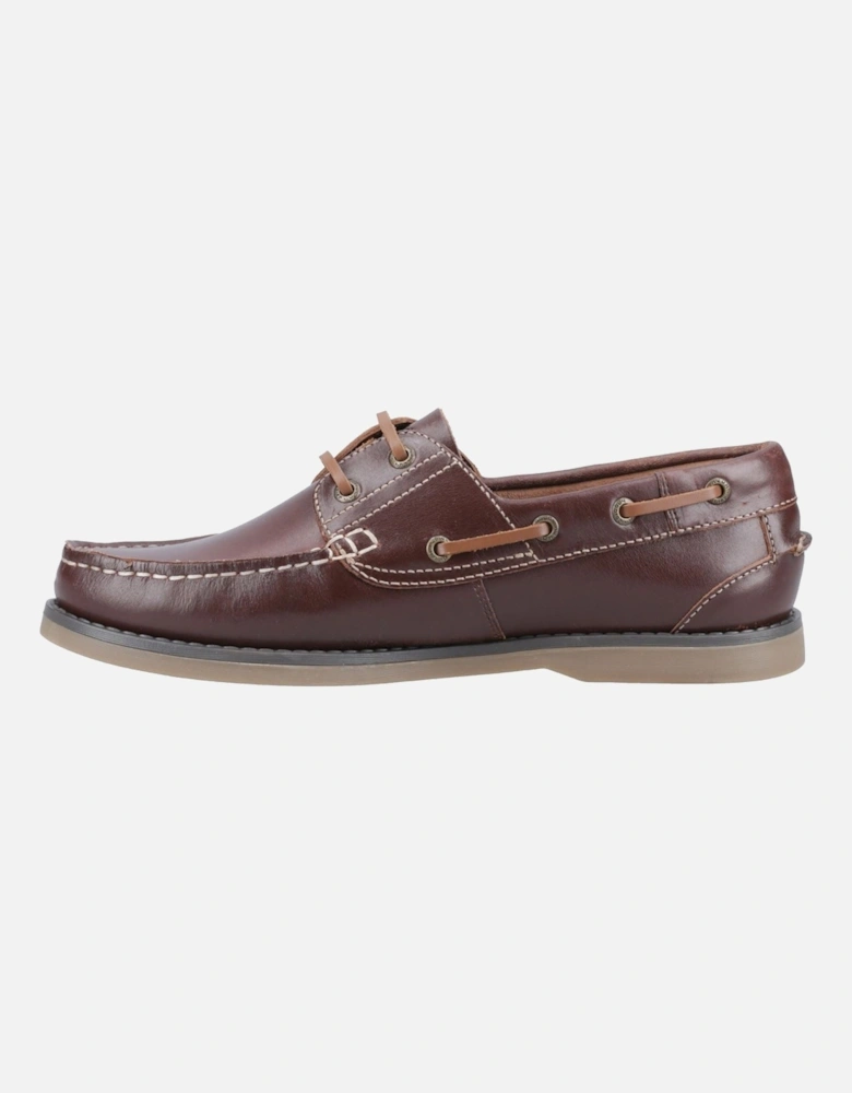 Wilson Leather Men's Brown Boat Shoes
