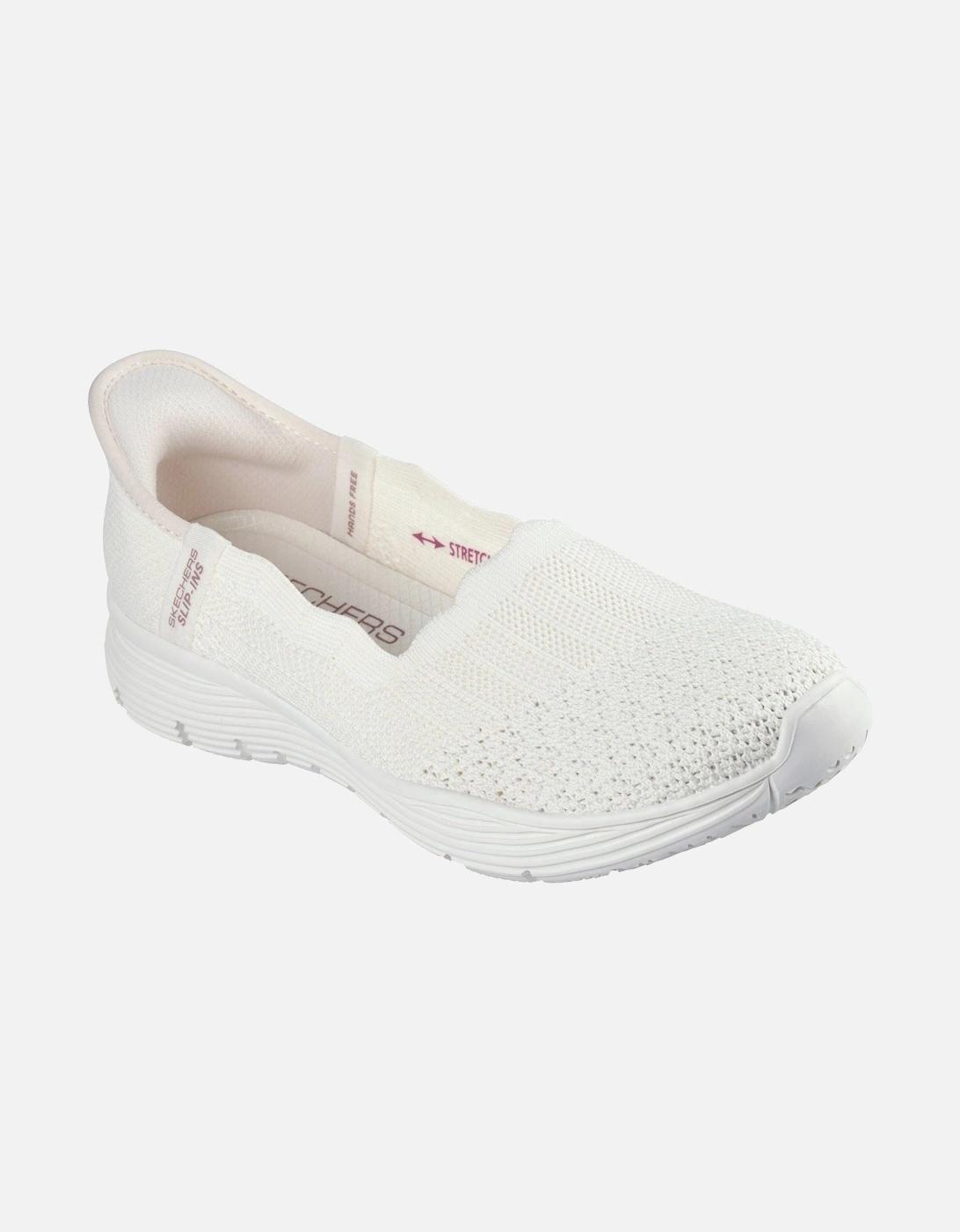 Seager Believe It Textile Women's Off White Trainers, 6 of 5