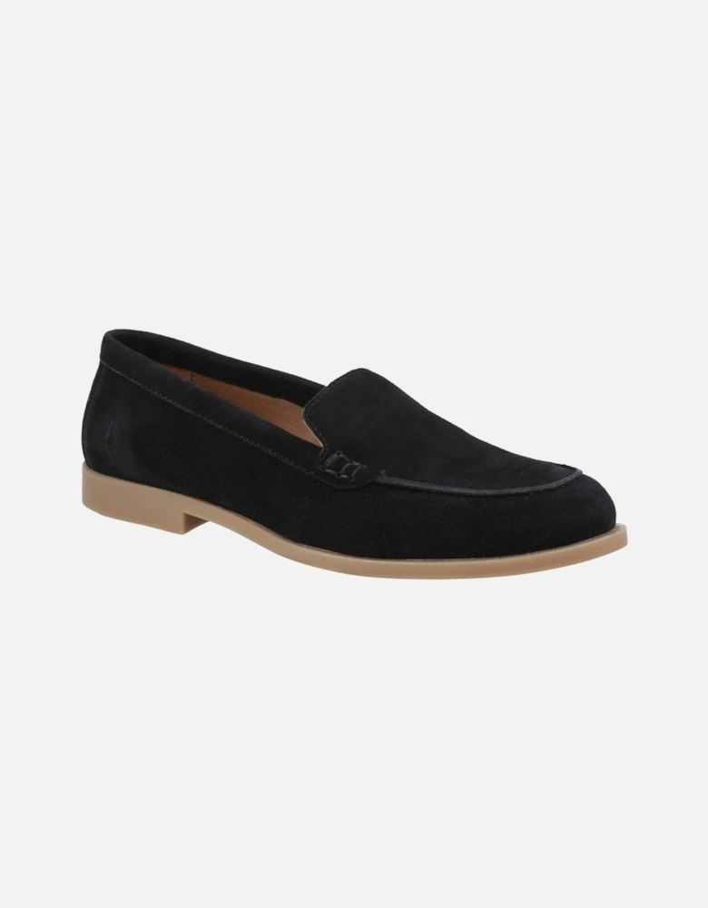 Natasha Leather Women's Black Loafers
