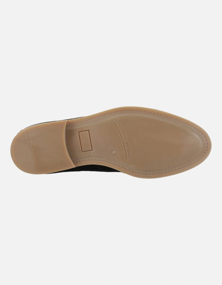 Natasha Leather Women's Black Loafers