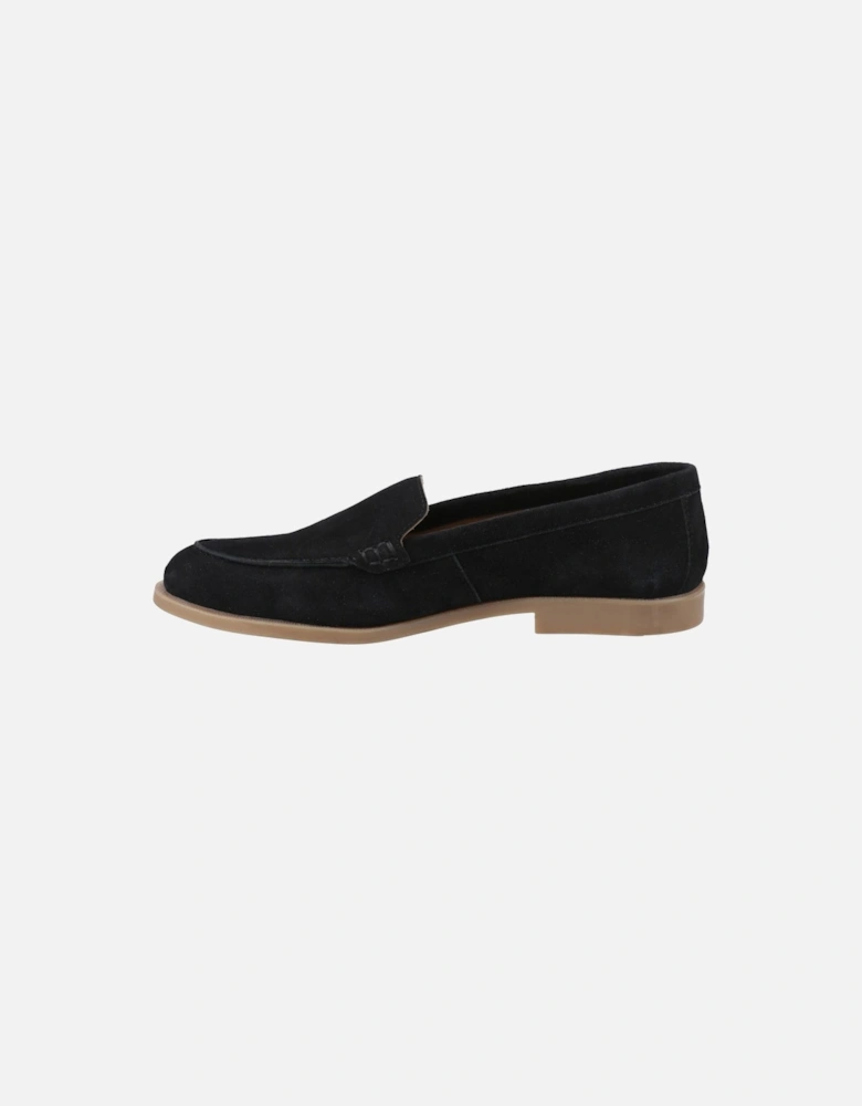 Natasha Leather Women's Black Loafers