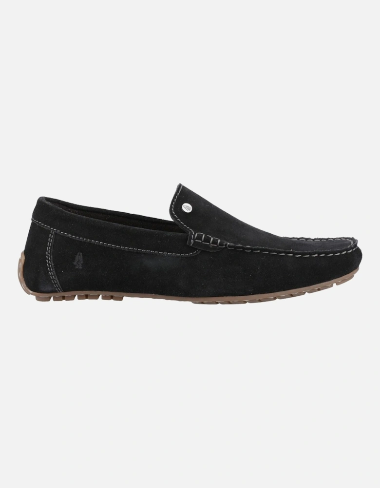 Ralph Suede Leather Men's Black Loafers