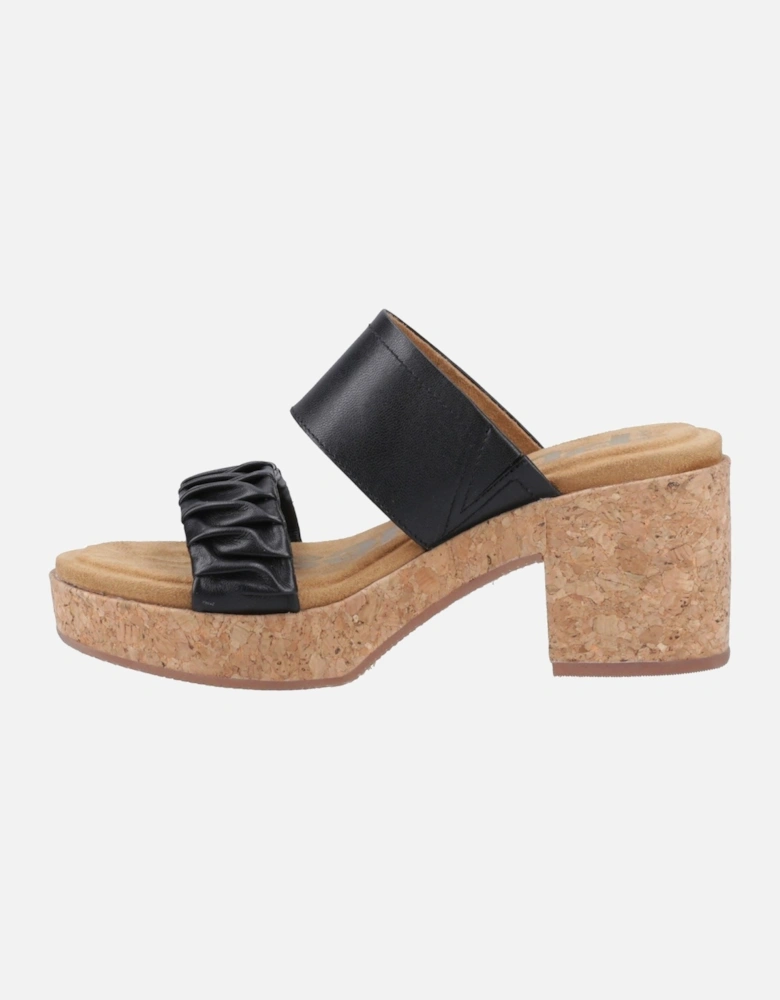 Poppy Leather Women's Black Sandals