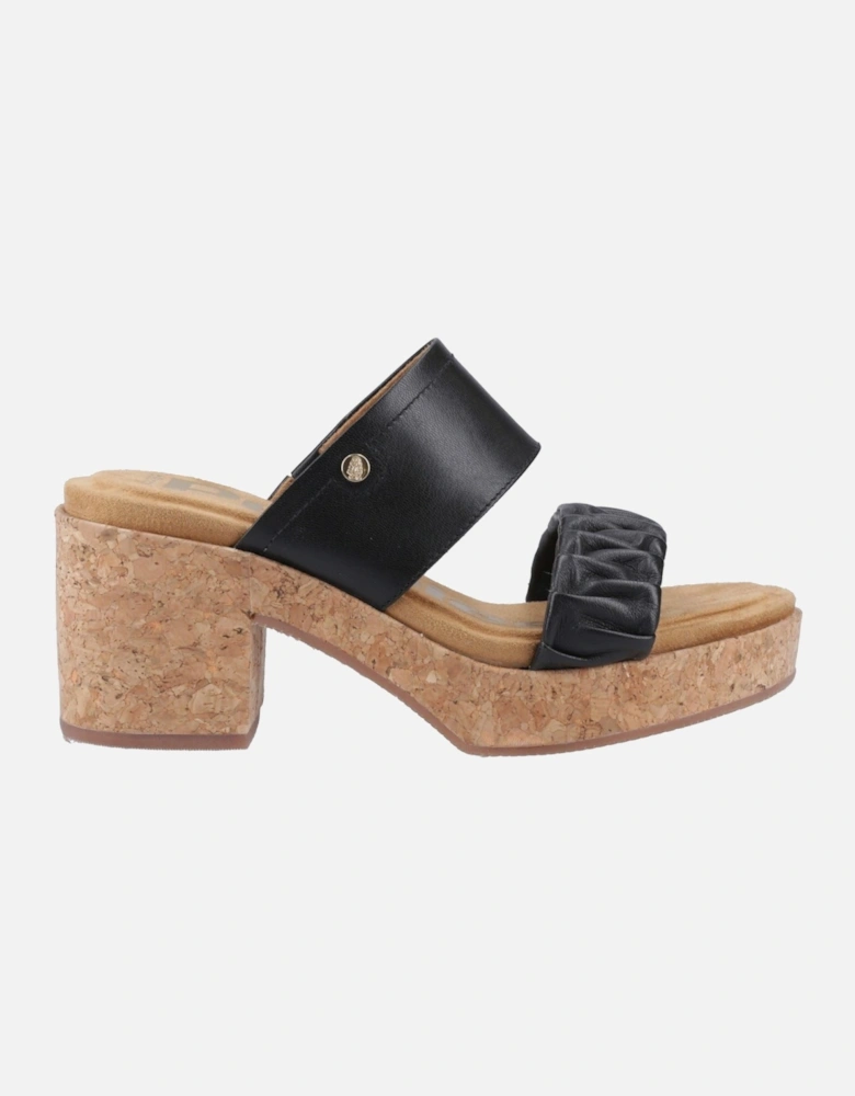 Poppy Leather Women's Black Sandals