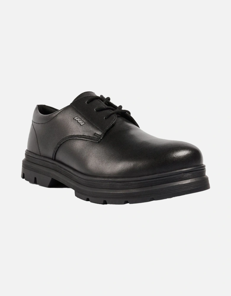 Irene Faux Leather Girls's Black Loafers