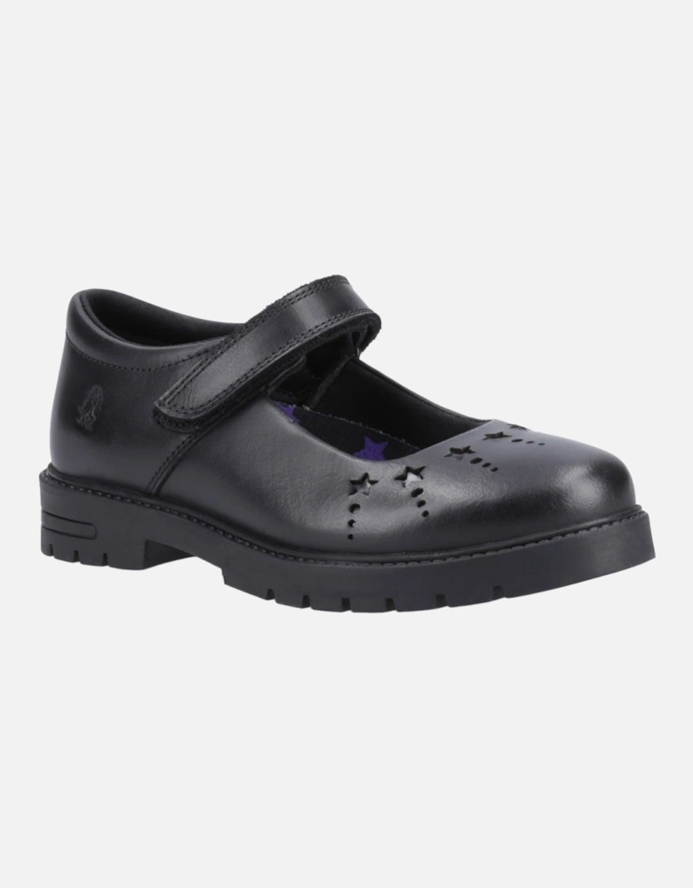 Sabrina Junior Leather Girls's Black Shoes