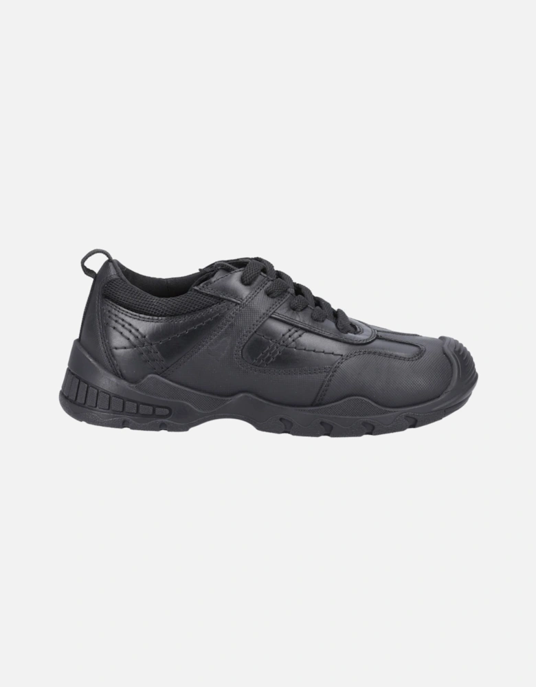 Travis SNR Leather Boys's Black Lace-Up Shoes