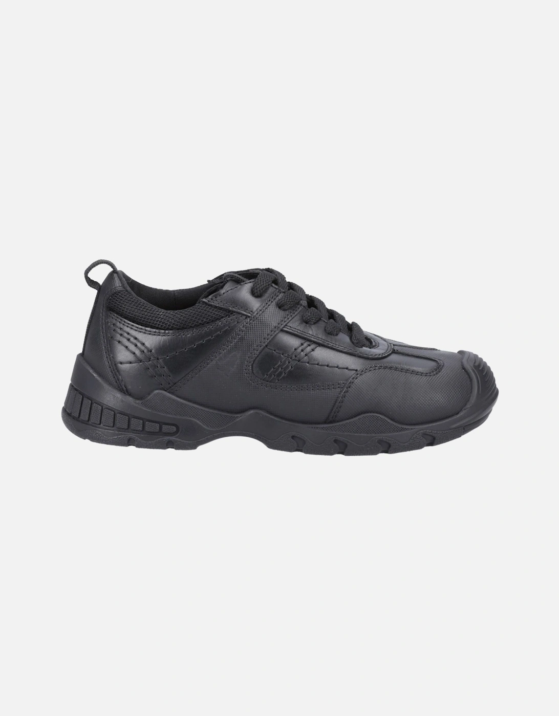 Travis SNR Leather Boys's Black Lace-Up Shoes