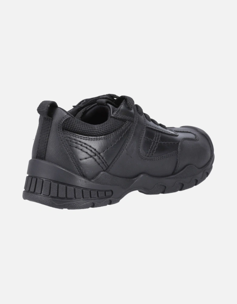 Travis SNR Leather Boys's Black Lace-Up Shoes