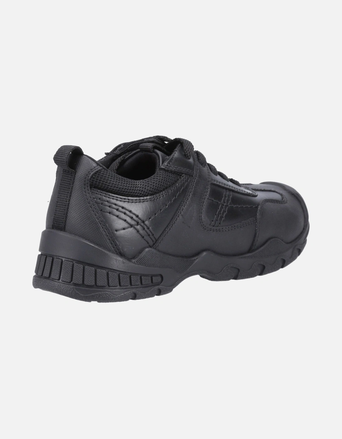 Travis SNR Leather Boys's Black Lace-Up Shoes