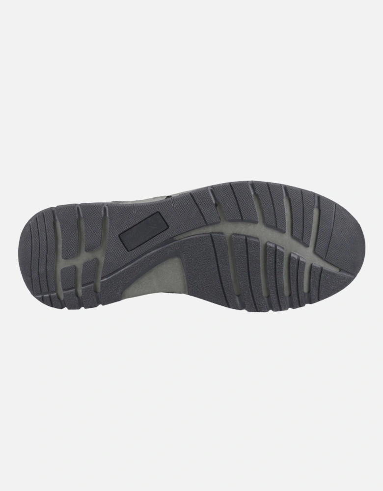 Nelson Leather Men's Black Lace-Up Shoes