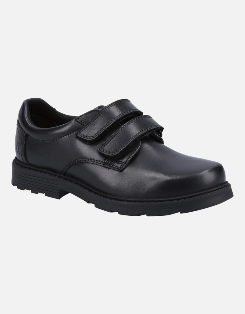 Logan SNR Leather Boys's Black Shoes