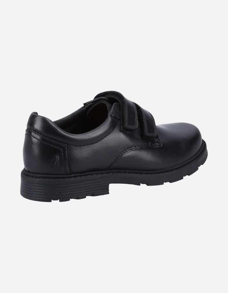 Logan SNR Leather Boys's Black Shoes