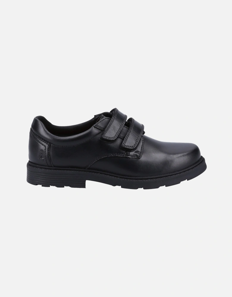 Logan SNR Leather Boys's Black Shoes