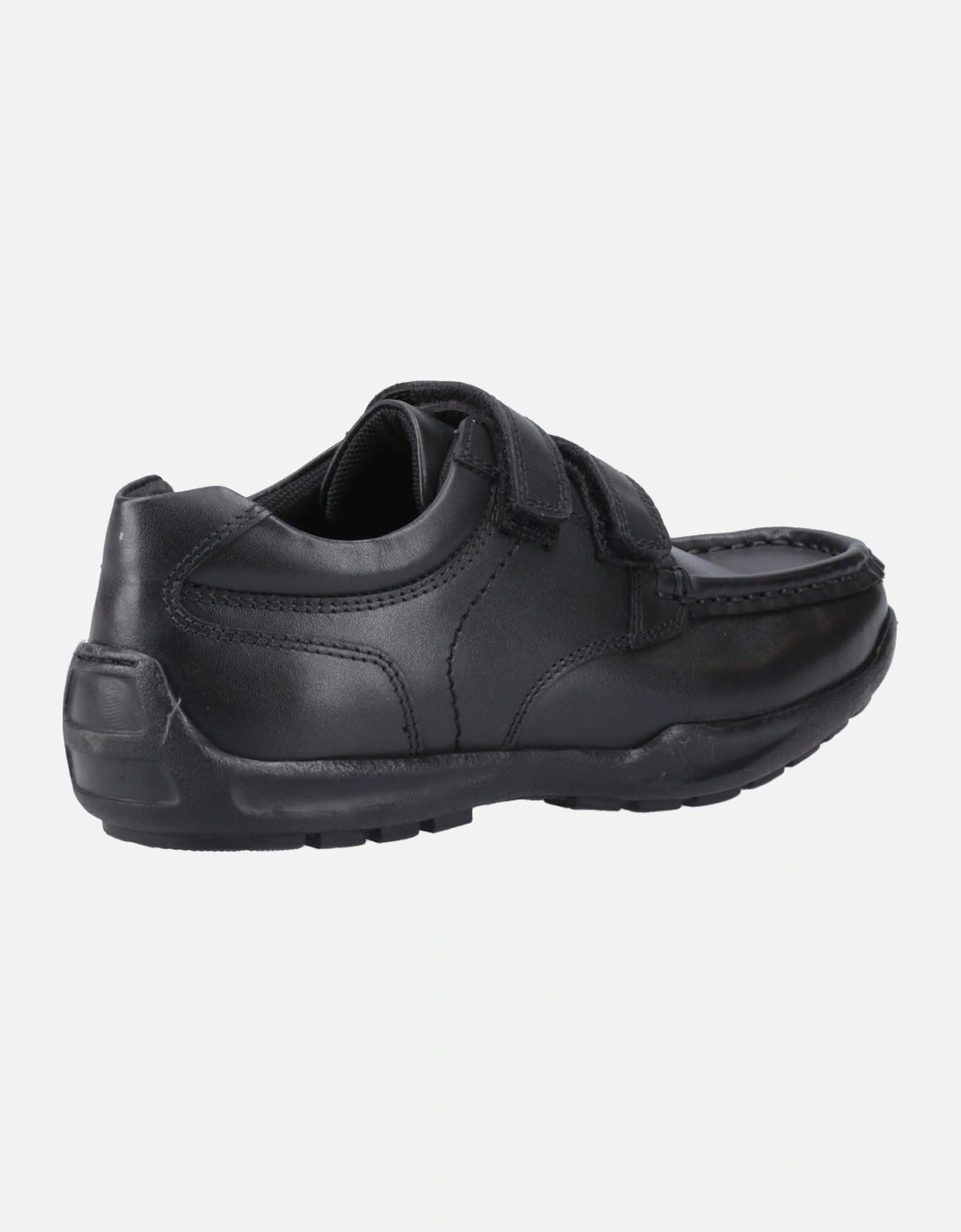 Maddox Touch Fastening Leather Boys's Black Shoes