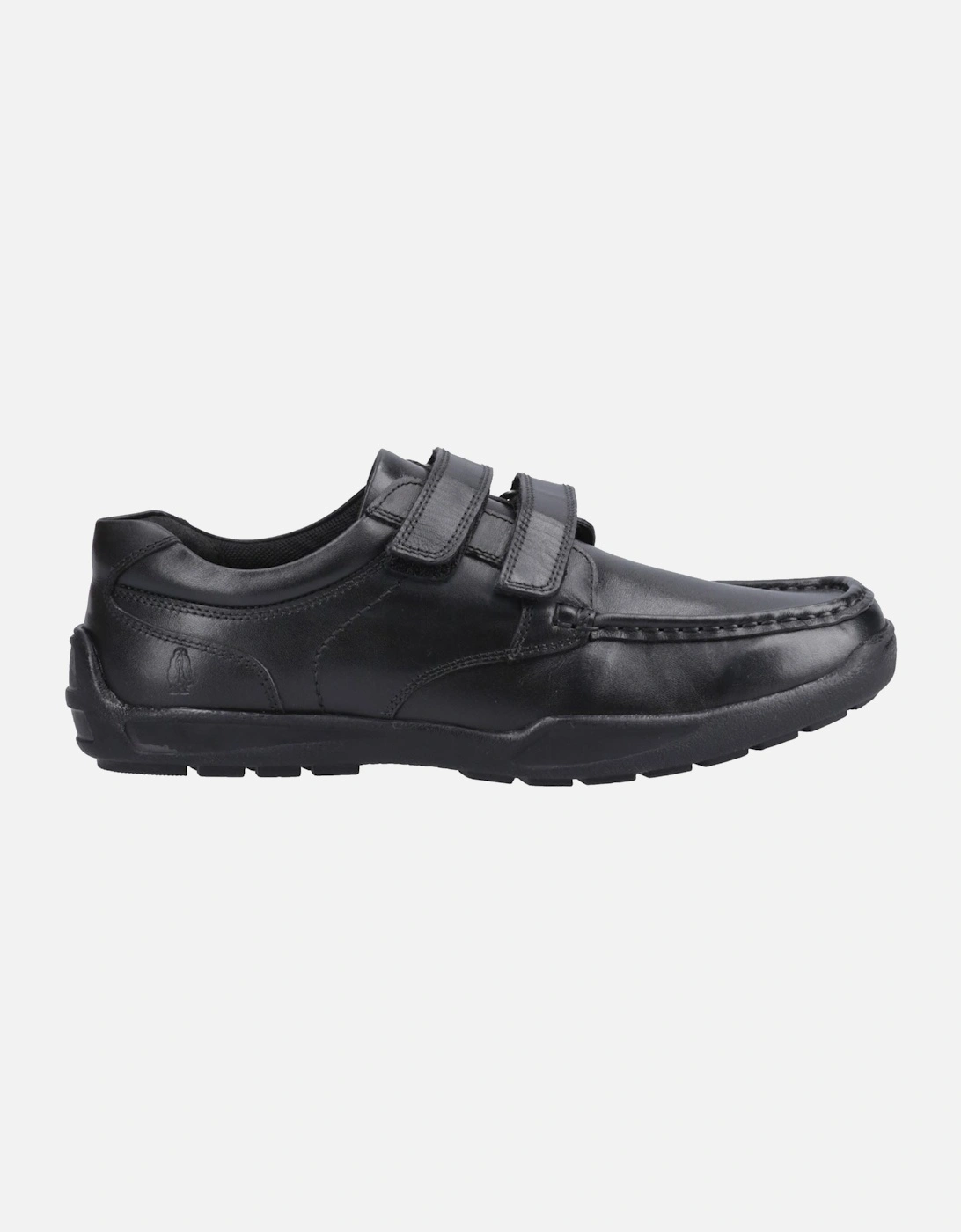 Maddox Touch Fastening Leather Boys's Black Shoes