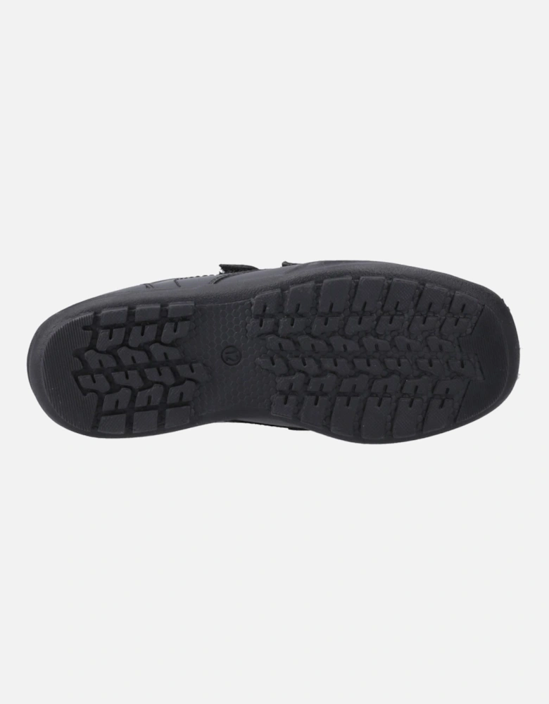 Maddox Touch Fastening Leather Boys's Black Shoes