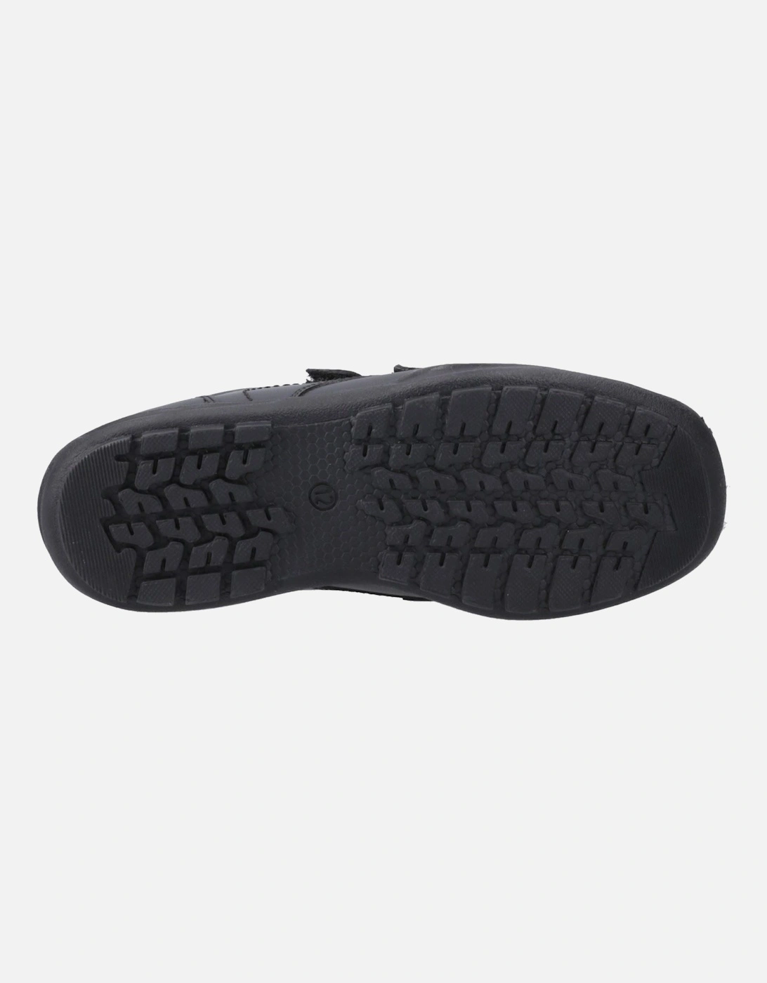 Maddox Touch Fastening Leather Boys's Black Shoes