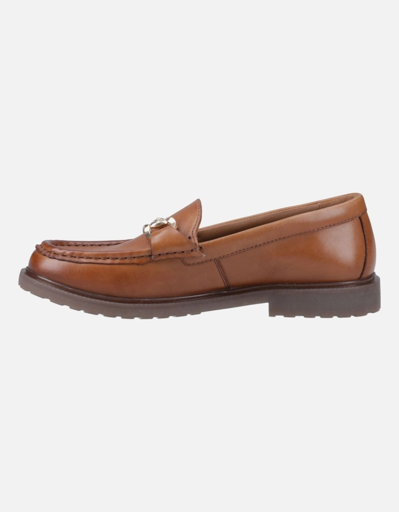Verity Snaffle Leather Women's Tan Loafers