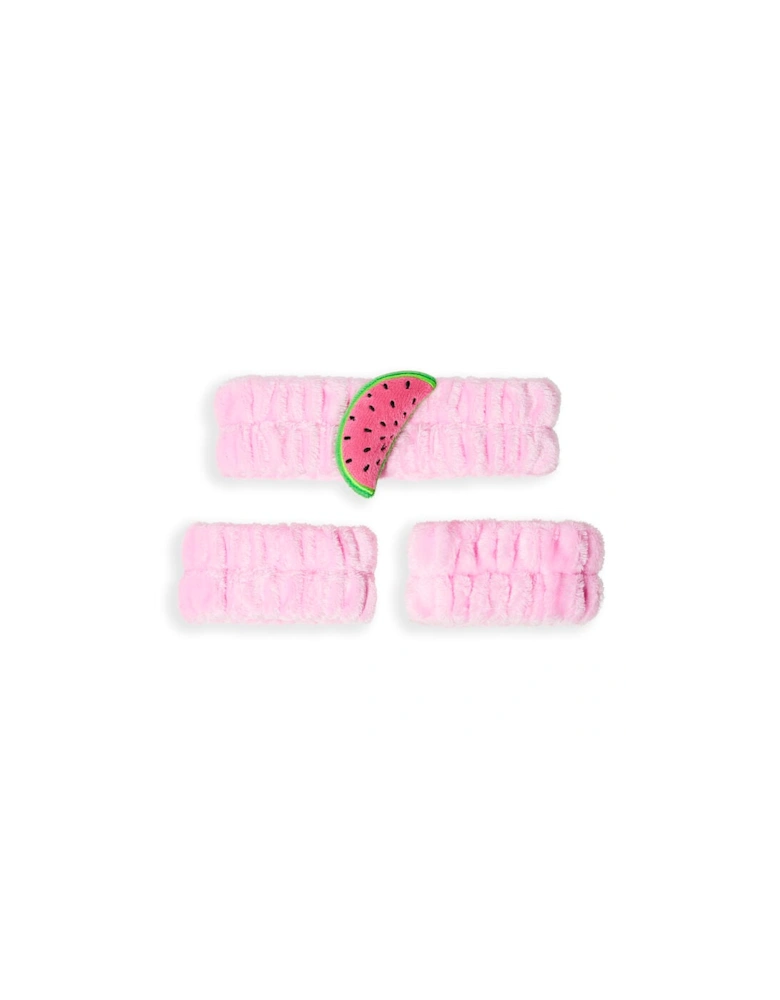 I Heart Fruity Face Headband and Anti Drip Wristbands