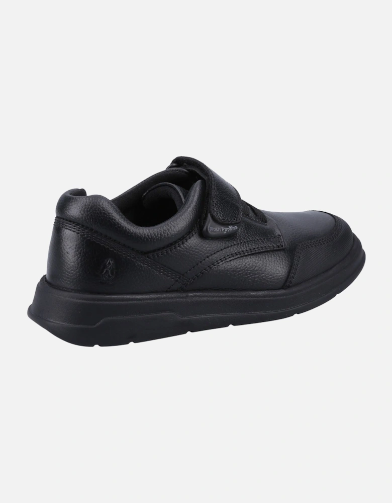 Rowan JNR Leather Boys's Black Lace-Up Shoes