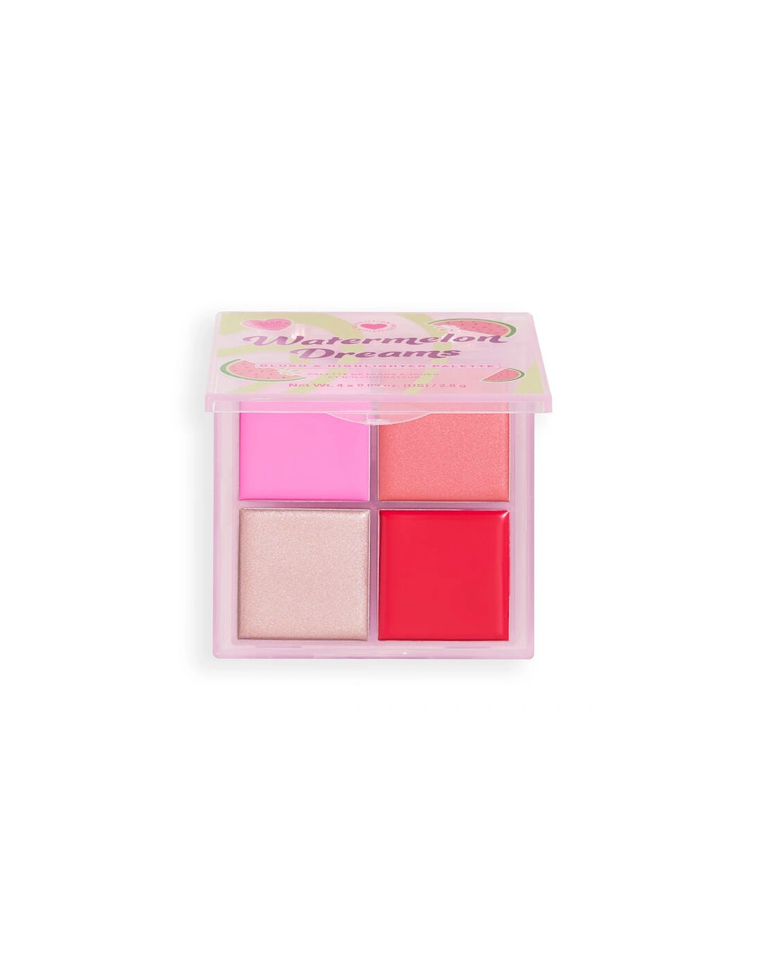 I Heart Watermelon Dreams Blush & Highlighter Quad, 2 of 1