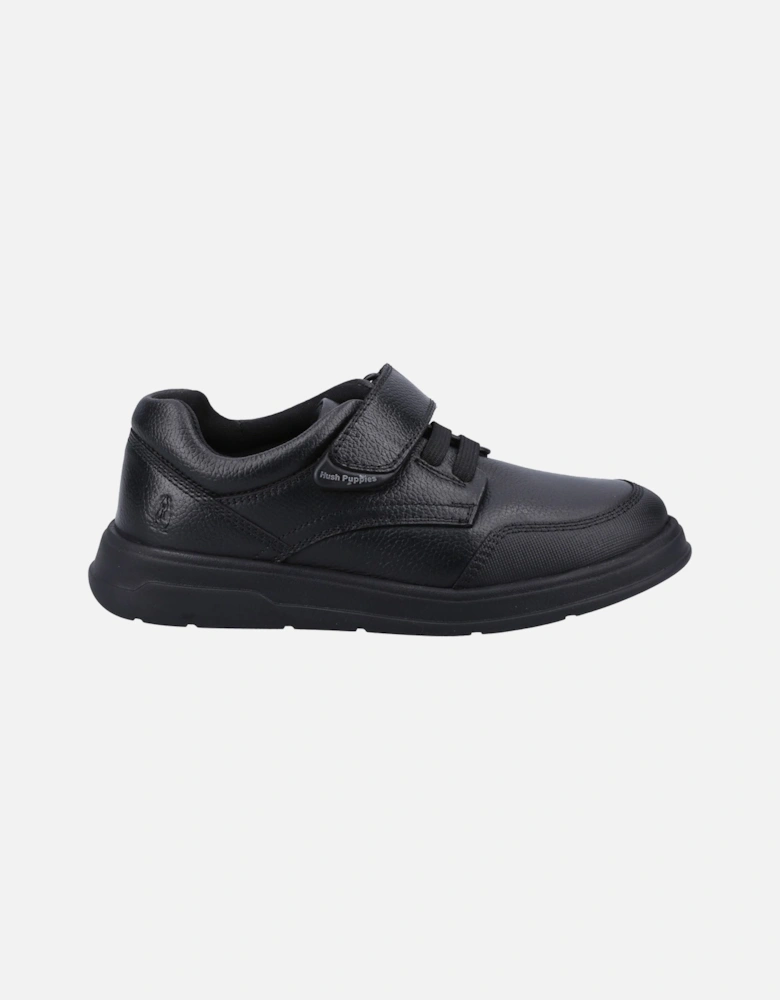 Rowan JNR Leather Boys's Black Lace-Up Shoes