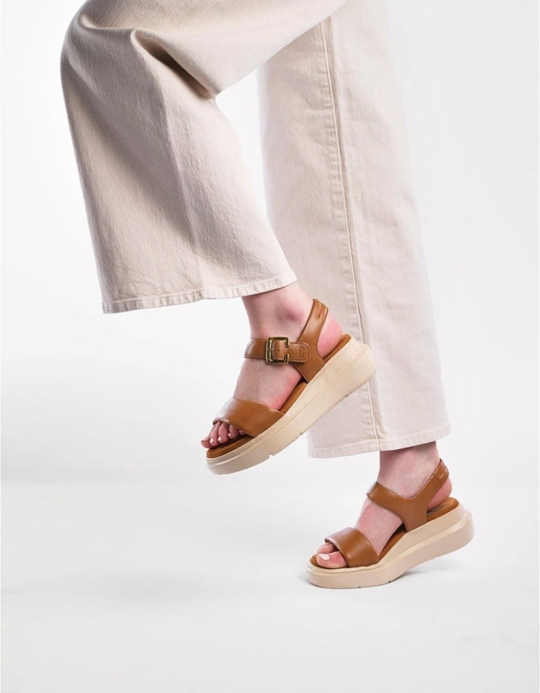 Uplift Leather Women's Tan Sandals