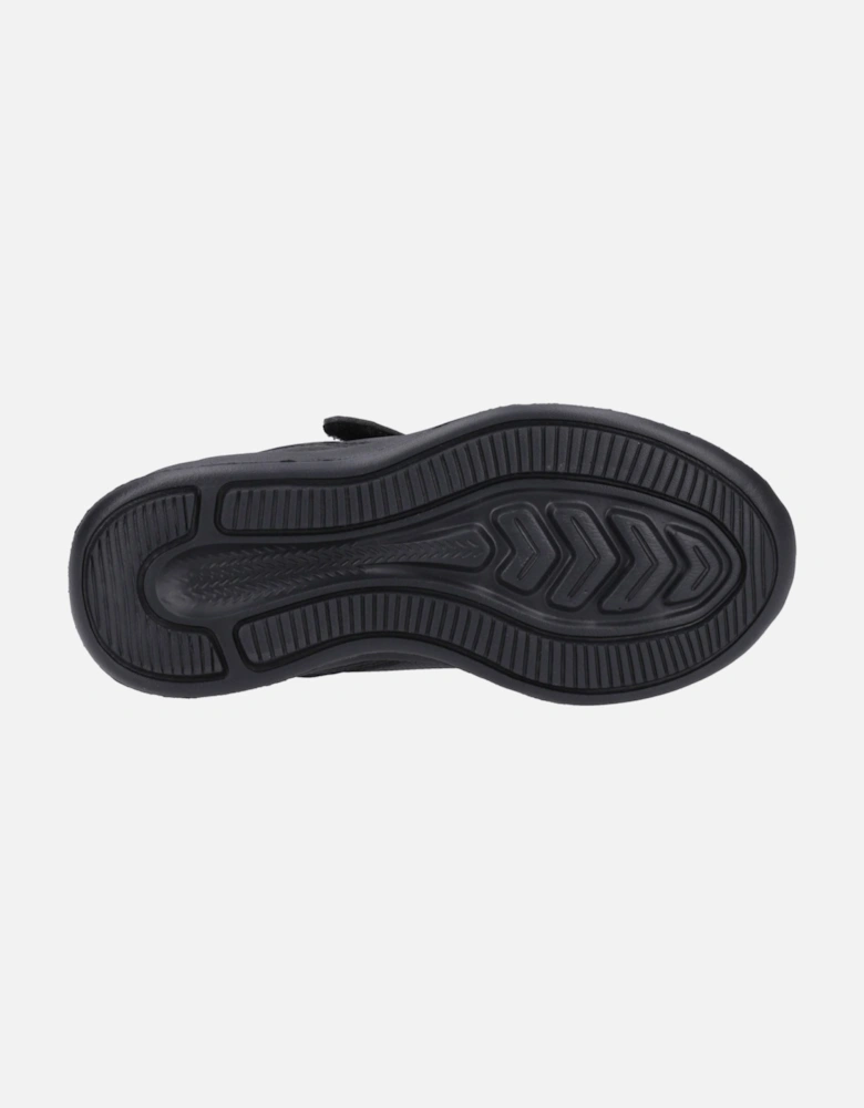 Marling Bungee Lace Junior Polyurethane Black Shoes