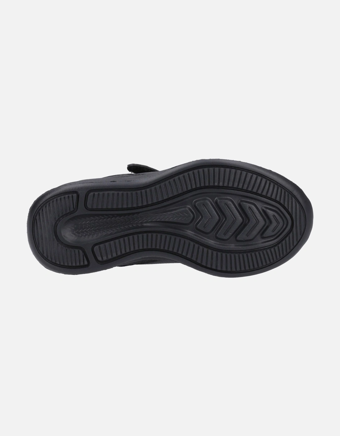 Marling Bungee Lace Junior Polyurethane Black Shoes