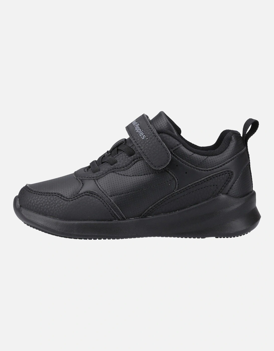 Marling Bungee Lace Junior Polyurethane Black Shoes