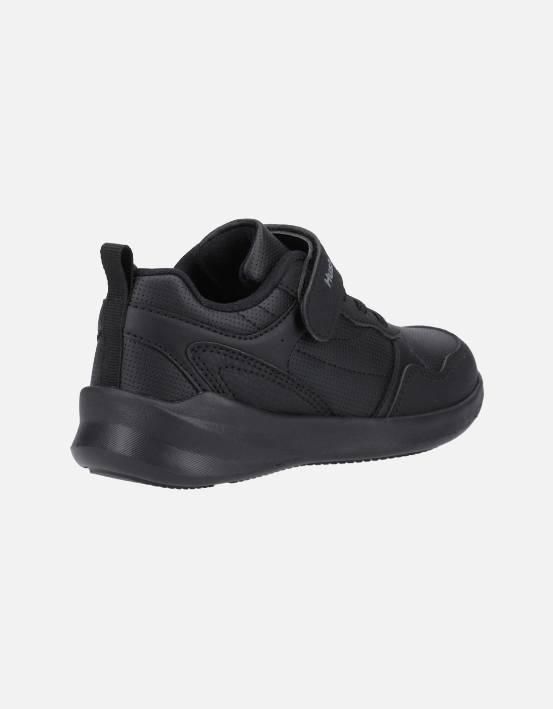 Marling Bungee Lace Junior Polyurethane Black Shoes