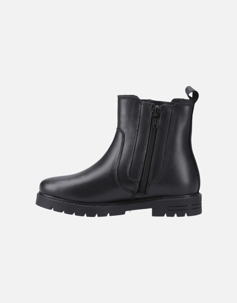 Liana Leather Girls's Black Boots