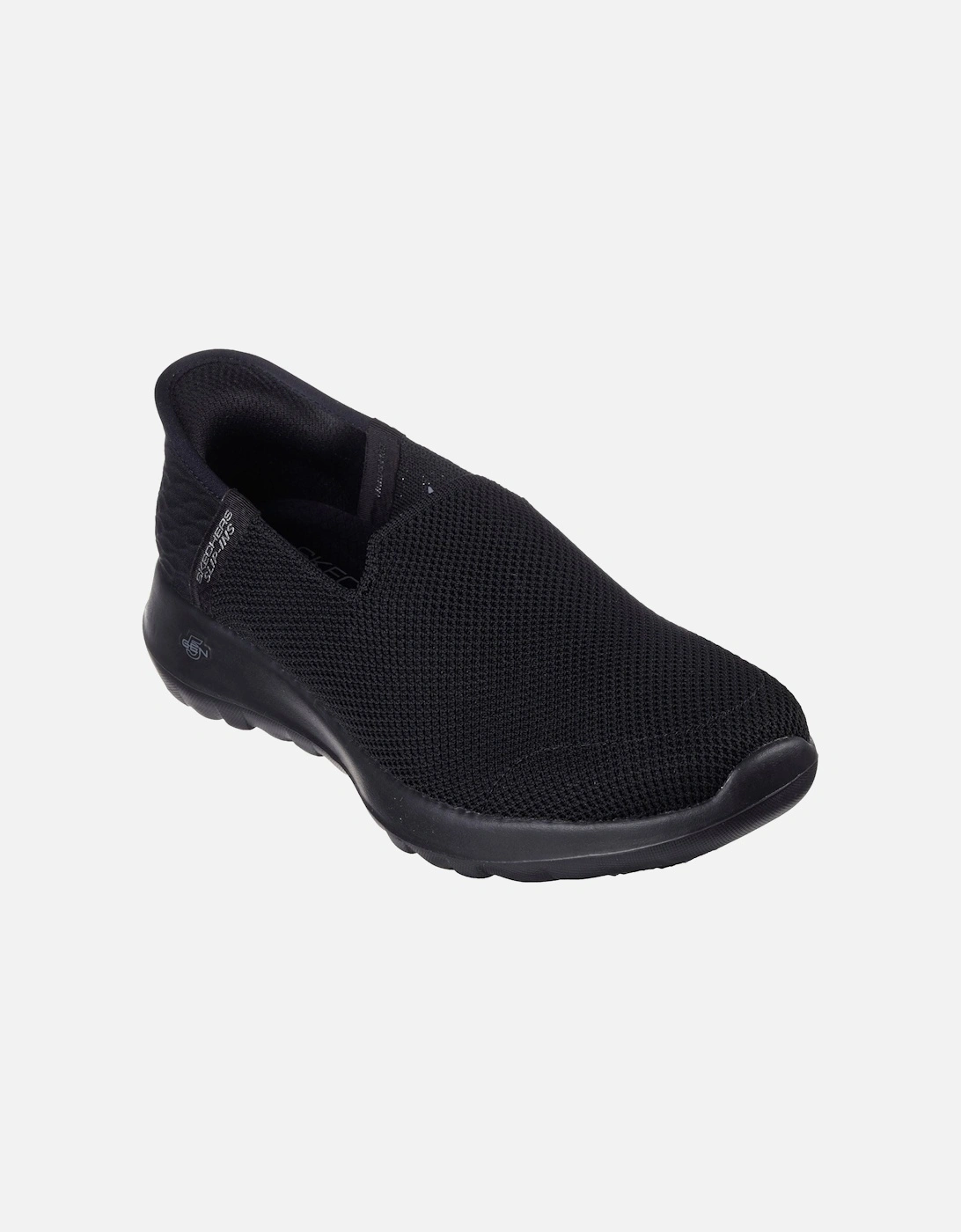Joy Vela Textile Women's Black Trainers, 6 of 5
