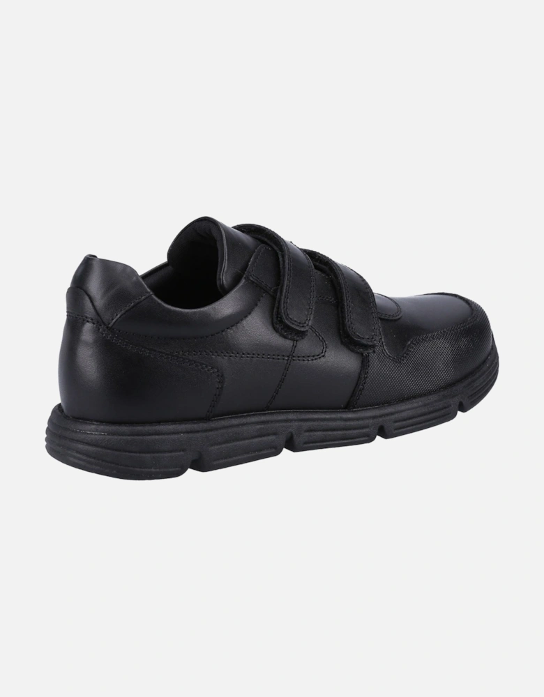 Lucas JNR Leather Boys's Black Shoes