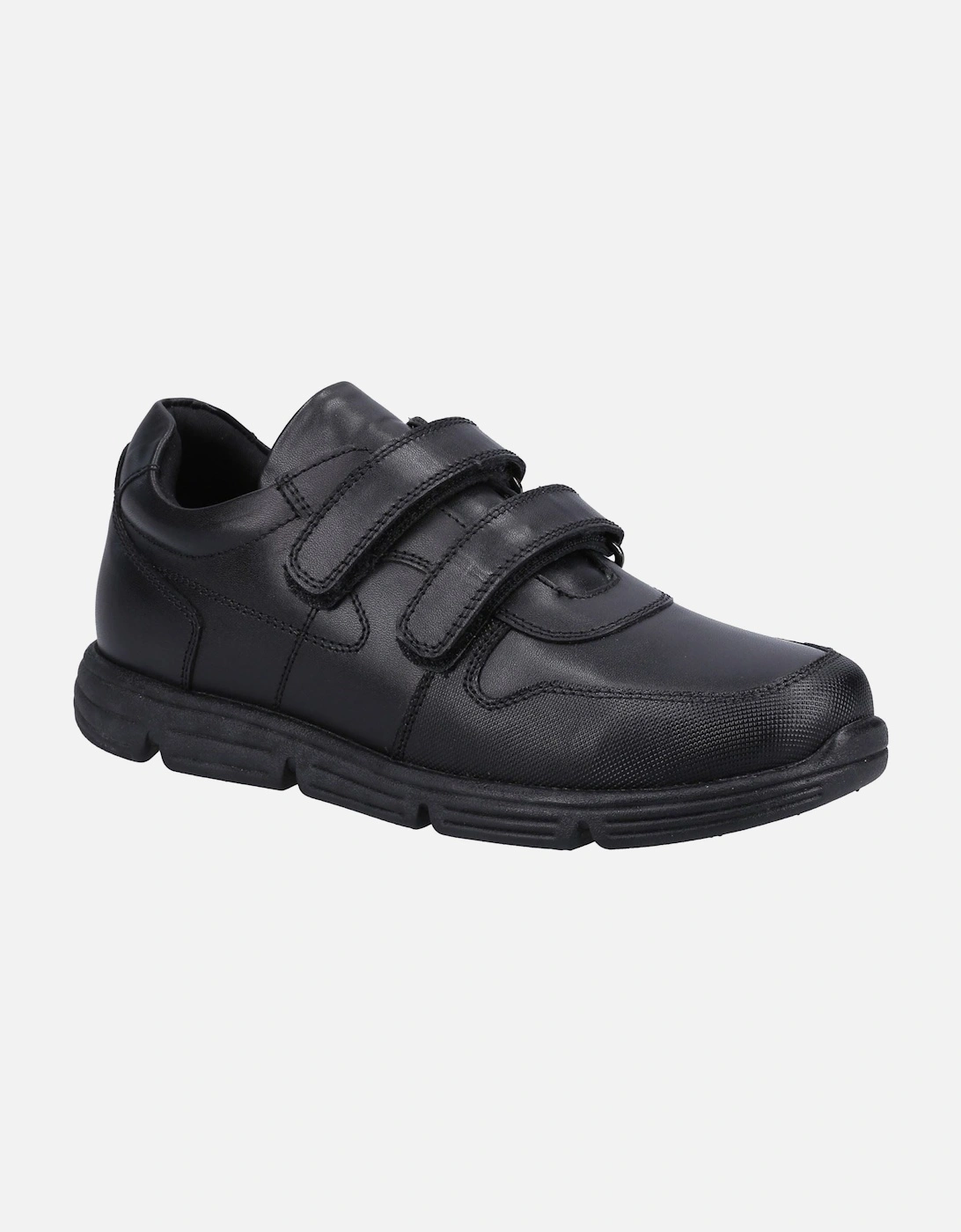 Hush Puppies Boy's Hush Puppies Lucas Leather Junior Black Shoes