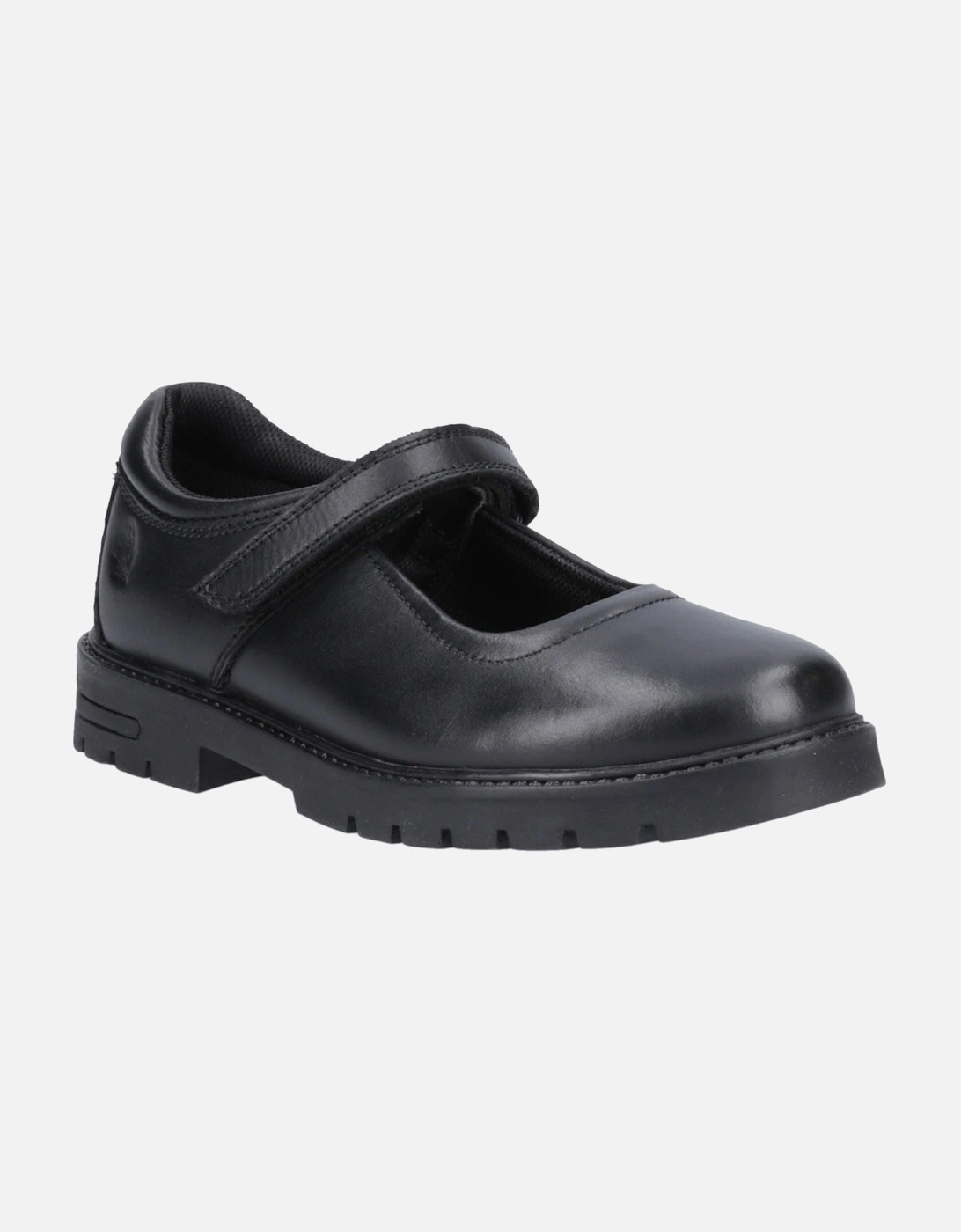 Tanya Junior Leather Girls's Black Shoes, 10 of 9