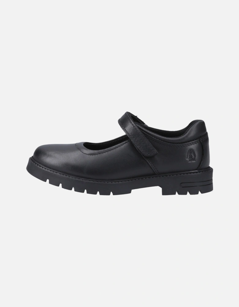 Tanya Junior Leather Girls's Black Shoes