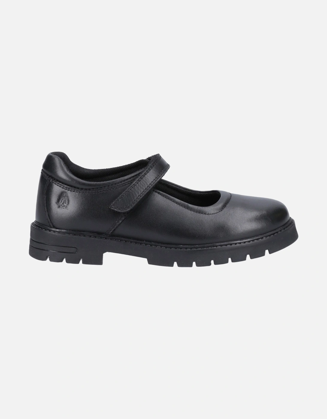 Tanya Senior Leather Girls's Black Shoes
