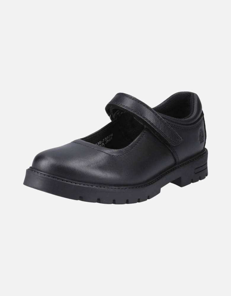 Tanya Junior Leather Girls's Black Shoes