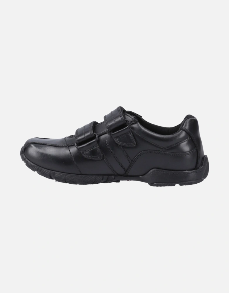 Vance Leather Boys's Black Loafers