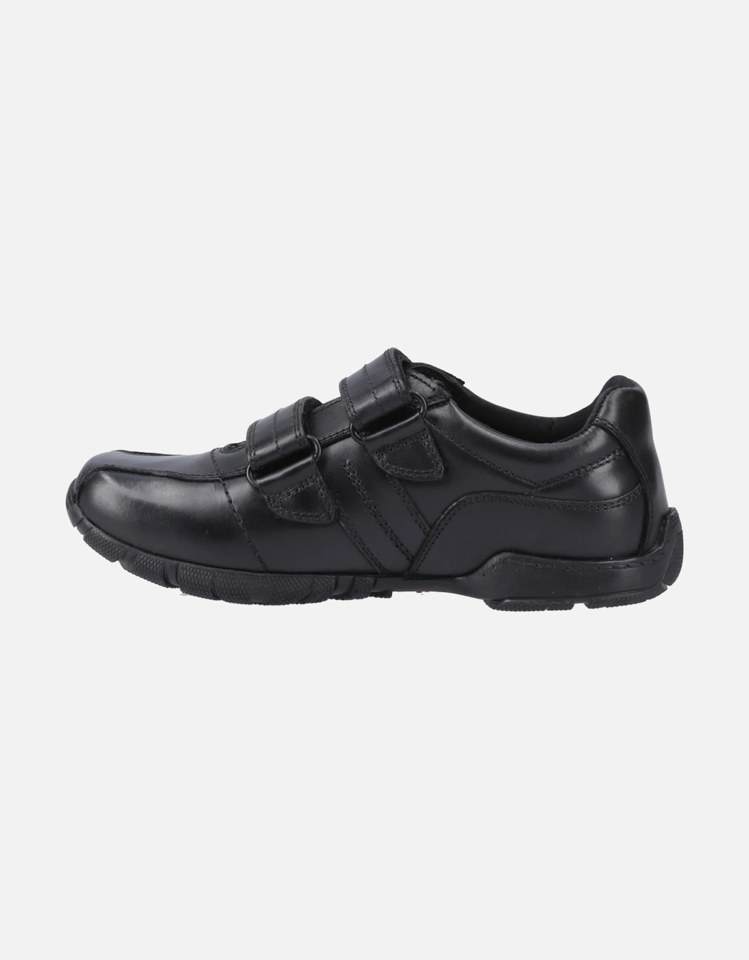 Vance Leather Boys's Black Loafers